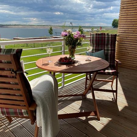 Modernes Apartment Am Hafen Mit Seeblick グロースレッシェン エクステリア 写真