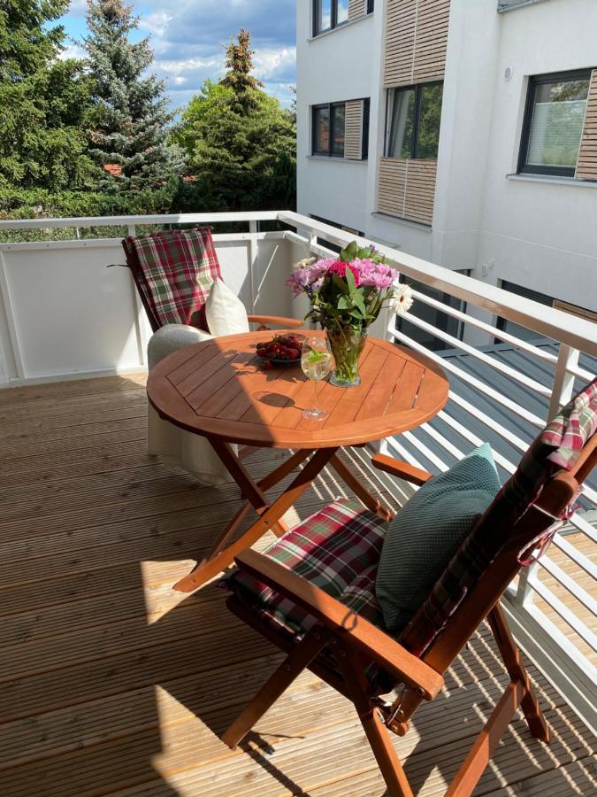 Modernes Apartment Am Hafen Mit Seeblick グロースレッシェン エクステリア 写真